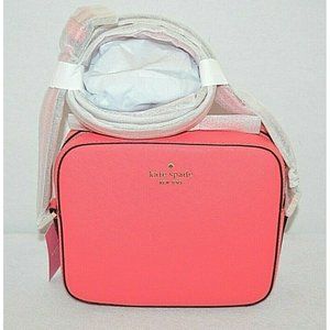 New Kate Spade Newbury Lane Cammie Watermelon/Pink  Leather Crossbody Bag